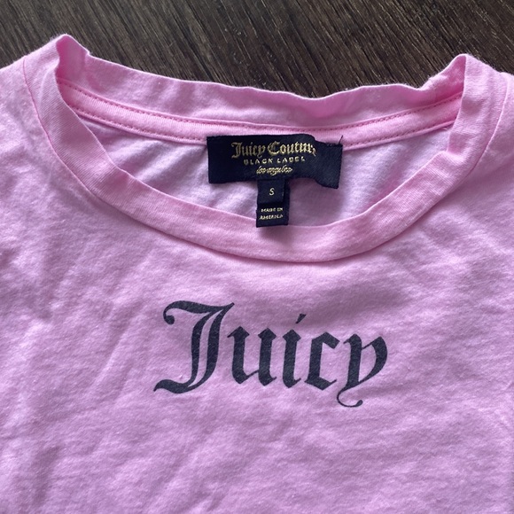 3/$30 Juicy Couture cropped tee - Picture 2 of 3